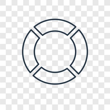 Kauçuk halka simgesi modaya uygun bir tasarım tarzı. şeffaf arka plan üzerinde izole kauçuk halka simgesi. Kauçuk halka vektör simgesi basit ve modern düz simgesi web sitesi, mobil, logo, app, UI. Kauçuk halka simge vektör çizim, Eps10.