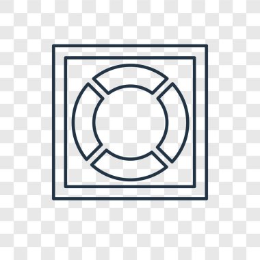 modaya uygun bir tasarım stili simgesini hayatımı kurtardın. Cankurtaran simgesi üzerinde şeffaf arka plan izole. Cankurtaran vektör simgesi basit ve modern düz simgesi web sitesi, mobil, logo, app, UI. Cankurtaran simge vektör çizim, Eps10.