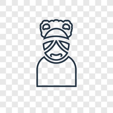 modaya uygun bir tasarım tarzı hacı simgesi. hacı simgesi üzerinde şeffaf arka plan izole. hacı vektör simgesi basit ve modern düz simgesi web sitesi, mobil, logo, app, UI. hacı simge vektör çizim, Eps10.