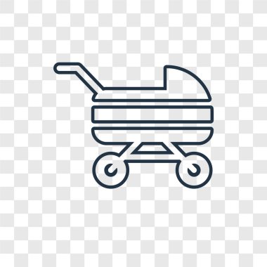 Çocuk arabası oyuncak simge modaya uygun bir tasarım tarzı. Çocuk arabası oyuncak simgesi üzerinde şeffaf arka plan izole. Çocuk arabası oyuncak vektör simgesi basit ve modern düz simgesi web sitesi, mobil, logo, app, UI. Çocuk arabası oyuncak simge vektör çizim, Eps10.