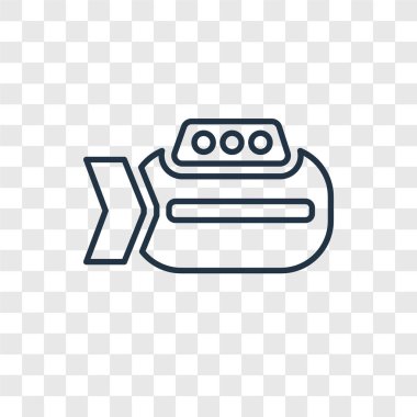 modaya uygun bir tasarım tarzı denizaltı oyuncak simgesi. denizaltı oyuncak simgesi üzerinde şeffaf arka plan izole. denizaltı oyuncak vektör simgesi basit ve modern düz simgesi web sitesi, mobil, logo, app, UI. denizaltı oyuncak simge vektör çizim, Eps10.