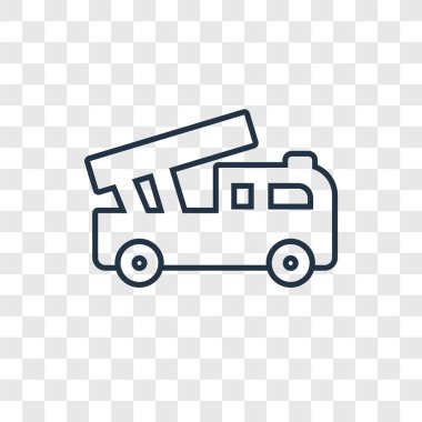 yangın kamyon oyuncak simge modaya uygun bir tasarım tarzı. saydam arka plan üzerinde izole kamyon oyuncak simgesi ateş. yangın kamyon oyuncak vektör simgesi basit ve modern düz simgesi web sitesi, mobil, logo, app, UI. yangın kamyon oyuncak simge vektör çizim, Eps10.