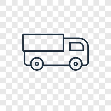 kamyon oyuncak simge modaya uygun bir tasarım tarzı. saydam arka plan üzerinde izole kamyon oyuncak simgesi. kamyon oyuncak vektör simgesi basit ve modern düz simgesi web sitesi, mobil, logo, app, UI. kamyon oyuncak simge vektör çizim, Eps10.