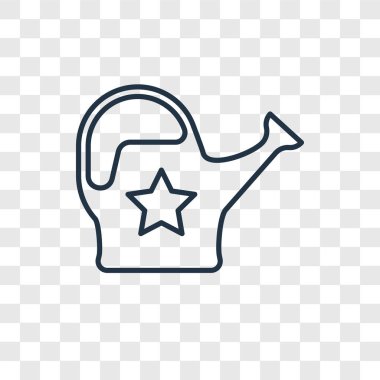 sulama olabilir oyuncak simge modaya uygun bir tasarım tarzı. sulama olabilir oyuncak simgesi üzerinde şeffaf arka plan izole. Sulama vektör simgesi basit oyuncak ve modern düz UI uygulaması, web sitesi, mobil, logo, sembol. sulama olabilir oyuncak simge vektör çizim, Eps10.