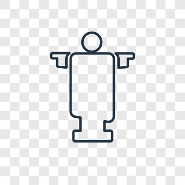 İsa'nın simgesi modaya uygun bir tasarım tarzı. İsa'nın simgesi üzerinde şeffaf arka plan izole. isa vektör simgesi basit ve modern düz simgesi web sitesi, mobil, logo, app, UI. İsa'nın simge vektör çizim, Eps10.