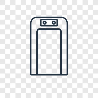 Airport simgesini modaya uygun bir tasarım tarzı. airport simgesini şeffaf arka plan üzerinde izole. Havaalanı vektör simgesi basit ve modern düz simgesi web sitesi, mobil, logo, app, UI. Havaalanı simge vektör çizim, Eps10.