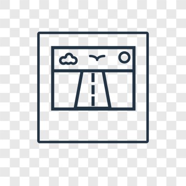 modaya uygun bir tasarım tarzı Polaroid simgesi. polaroid simgesi üzerinde şeffaf arka plan izole. Polaroid vektör simgesi basit ve modern düz simgesi web sitesi, mobil, logo, app, UI. Polaroid simge vektör çizim, Eps10.