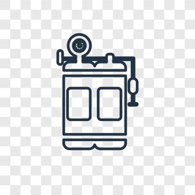 oksijen tankı simgesi modaya uygun bir tasarım tarzı. oksijen tankı simgesi üzerinde şeffaf arka plan izole. oksijen tankı vektör simgesi basit ve modern düz simgesi web sitesi, mobil, logo, app, UI. oksijen tankı simge vektör çizim, Eps10.