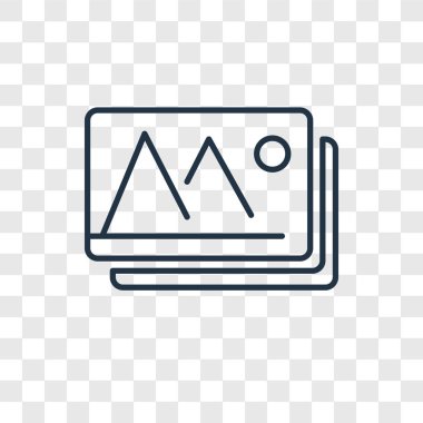 modaya uygun bir tasarım tarzı resim simgesi. resim simgesi üzerinde şeffaf arka plan izole. resim vektör simgesi basit ve modern düz simgesi web sitesi, mobil, logo, app, UI. resim simge vektör çizim, Eps10.