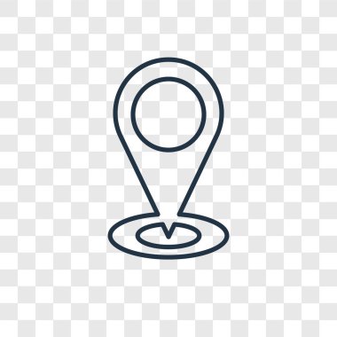 harita simgesi modaya uygun bir tasarım tarzı. harita simgesi üzerinde şeffaf arka plan izole. Harita vektör simgesi basit ve modern düz simgesi web sitesi, mobil, logo, app, UI. harita simge vektör çizim, Eps10.