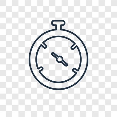 modaya uygun bir tasarım tarzı stopclock simgesi. saydam arka plan üzerinde izole stopclock simgesi. stopclock vektör simgesi basit ve modern düz simgesi web sitesi, mobil, logo, app, UI. stopclock simge vektör çizim, Eps10.