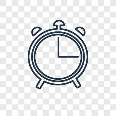 saat simgesi modaya uygun bir tasarım tarzı. saat simgesi üzerinde şeffaf arka plan izole. Saat vektör simgesi basit ve modern düz simgesi web sitesi, mobil, logo, app, UI. simge vektör çizim, Eps10 saat.