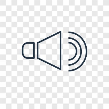 ses ayarı simgesi modaya uygun bir tasarım tarzı. ses ayarı simgesi üzerinde şeffaf arka plan izole. Birim vektör simgesi basit ve modern düz simgesi web sitesi, mobil, logo, app, UI. birim simgesini vektör çizim, Eps10.