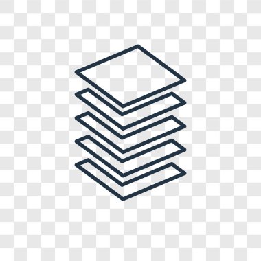 modaya uygun bir tasarım tarzı katman simgesi. katman simgesi üzerinde şeffaf arka plan izole. katman vektör simgesi basit ve modern düz simgesi web sitesi, mobil, logo, app, UI. katman simge vektör çizim, Eps10.