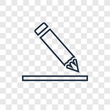 modaya uygun bir tasarım stili simgesini düzenleyin. saydam arka plan üzerinde izole simgesi düzenleyin. vektör simgesi basit ve modern düz simgesi web sitesi, mobil, logo, app, düzenleme UI. simge vektör çizim, Eps10 Düzenle.