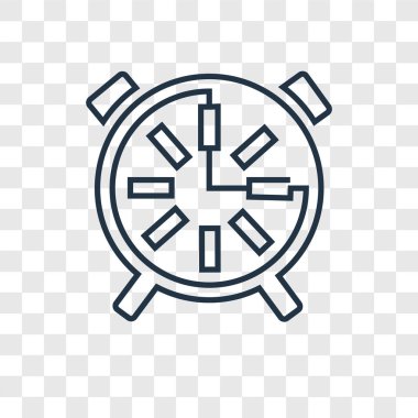 saat simgesi modaya uygun bir tasarım tarzı. saat simgesi üzerinde şeffaf arka plan izole. Saat vektör simgesi basit ve modern düz simgesi web sitesi, mobil, logo, app, UI. simge vektör çizim, Eps10 saat.