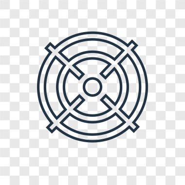 hedef simgesini modaya uygun bir tasarım tarzı. hedef simgesini şeffaf arka plan üzerinde izole. hedef vektör simgesi basit ve modern düz simgesi web sitesi, mobil, logo, app, UI. hedef simge vektör çizim, Eps10.