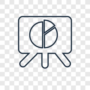 sunu simgesini modaya uygun bir tasarım tarzı. sunu simgesini şeffaf arka plan üzerinde izole. sunu vektör simgesi basit ve modern düz simgesi web sitesi, mobil, logo, app, UI. sunu simge vektör çizim, Eps10.