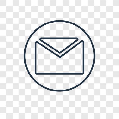 modaya uygun bir tasarım tarzı zarf simgesi. zarf simgesi üzerinde şeffaf arka plan izole. Zarf vektör simgesi basit ve modern düz simgesi web sitesi, mobil, logo, app, UI. zarf simgesi vektör çizim, Eps10.