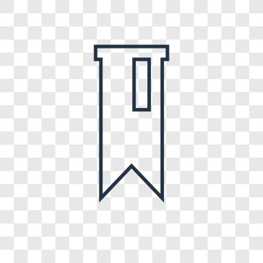 modaya uygun bir tasarım tarzı yer imi simgesi. saydam arka plan üzerinde izole yer imi simgesi. yer işareti vektör simgesi basit ve modern düz simgesi web sitesi, mobil, logo, app, UI. yer işareti simgesi vektör çizim, Eps10.