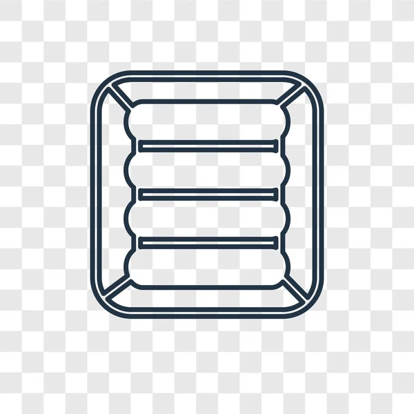 时尚设计风格的气垫图标 空气床垫图标隔离在透明的背景 空气床垫矢量图标简单和现代平面符号为网站 应用程序 空气床垫图标向量例证 Eps10 — 图库矢量图片