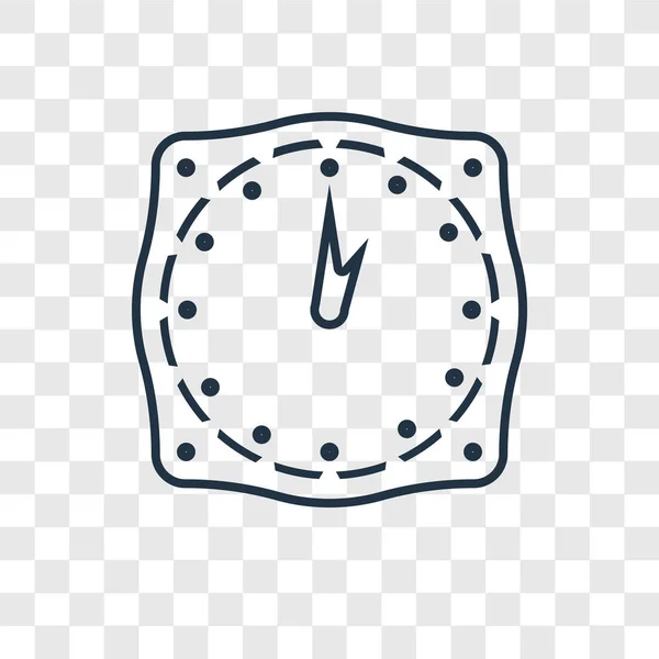 Time Icon Trendy Design Style Time Icon Isolated Transparent Background — Stock Vector