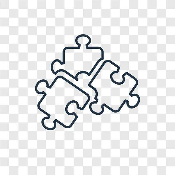 Puzzle Juguete Icono Estilo Diseño Moda Puzzle Juguete Icono Aislado — Vector de stock