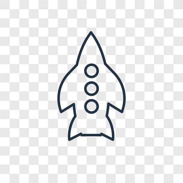 Rocket Toy Icon Trendy Design Style Rocket Toy Icon Isolated — Stock Vector