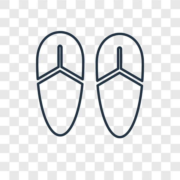 Flip Flop Icon Trendy Design Style Иконка Сальто Изолирована Прозрачном — стоковый вектор