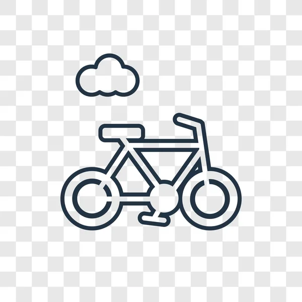 Bike Icon Trendy Design Style Bike Icon Isolated Transparent Background — Stock Vector