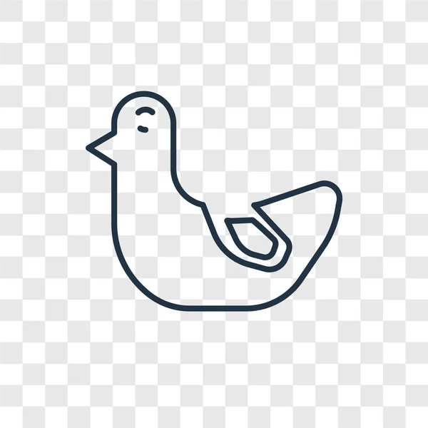 Pato Icono Estilo Diseño Moda Pato Icono Aislado Sobre Fondo — Vector de stock