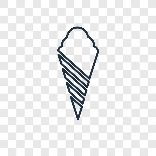 Icono Helado Estilo Diseño Moda Icono Helado Aislado Sobre Fondo — Archivo Imágenes Vectoriales