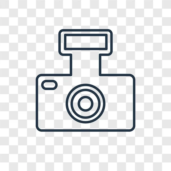 时尚设计风格的照片相机图标 在透明背景上隔离的照片相机图标 照片相机矢量图标简单和现代平面符号为网站 应用程序 照片相机图标矢量插图 Eps10 — 图库矢量图片