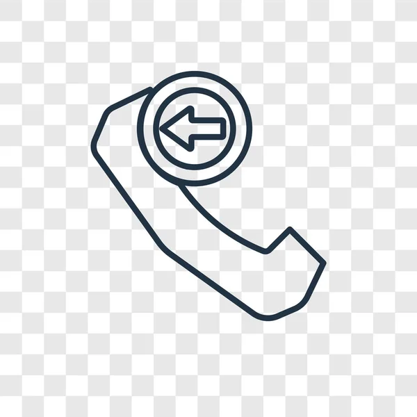Иконка Входящего Телефона Стиле Модного Дизайна Значок Входящего Телефона Изолирован — стоковый вектор