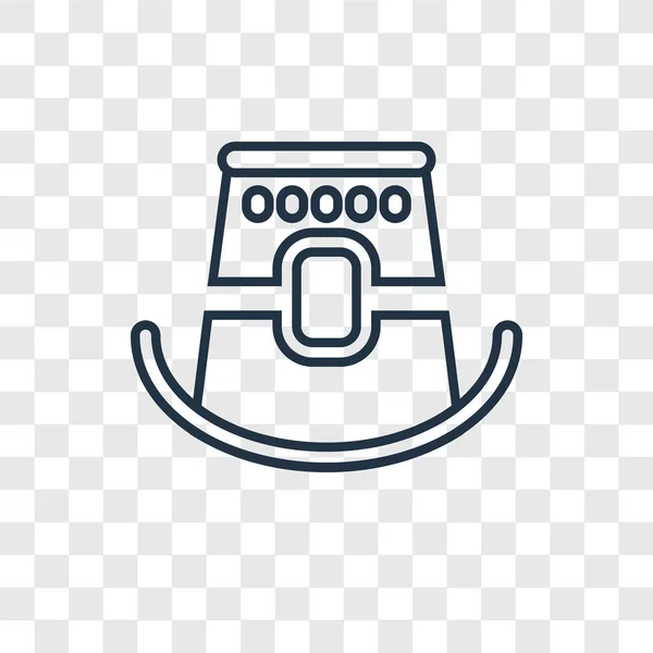 Pilgrim Icon Trendy Design Style Pilgrim Icon Isolated Transparent Background Vector Graphics