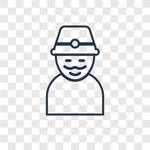 Pilgrim Icon Trendy Design Style Pilgrim Icon Isolated Transparent Background Royalty Free Stock Illustrations