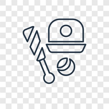 modaya uygun bir tasarım tarzı beyzbol simgesi. Beyzbol simgesi üzerinde şeffaf arka plan izole. Beyzbol vektör simgesi basit ve modern düz simgesi web sitesi, mobil, logo, app, UI. Beyzbol simge vektör çizim, Eps10.