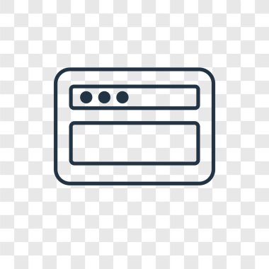 Tarayıcı simgesini modaya uygun bir tasarım tarzı. Tarayıcı simgesini şeffaf arka plan üzerinde izole. tarayıcı vektör simgesi basit ve modern düz simgesi web sitesi, mobil, logo, app, UI. tarayıcı simge vektör çizim, Eps10.