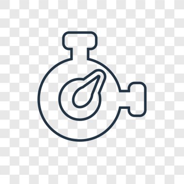 modaya uygun bir tasarım tarzı kronometre simgesi. kronometre simgesi üzerinde şeffaf arka plan izole. Kronometre vektör simgesi basit ve modern düz simgesi web sitesi, mobil, logo, app, UI. Kronometre simge vektör çizim, Eps10.