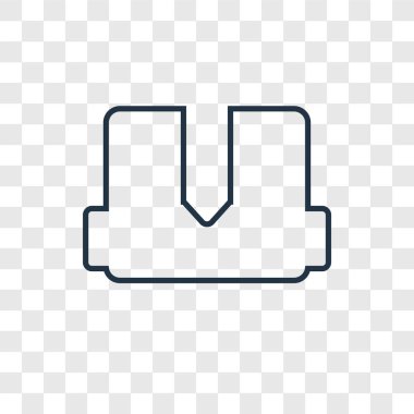 paket simgesi modaya uygun bir tasarım tarzı. paket simgesi üzerinde şeffaf arka plan izole. paket vektör simgesi basit ve modern düz simgesi web sitesi, mobil, logo, app, UI. paket simgesi vektör çizim, Eps10.