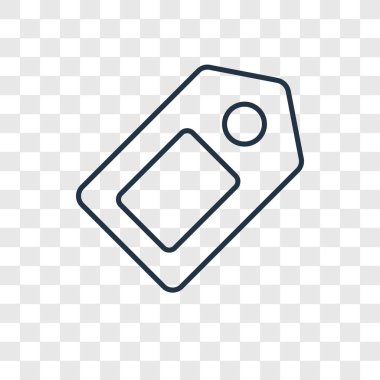 modaya uygun bir tasarım tarzı bir ses etiketi simgesi. bir ses etiketi simgesi üzerinde şeffaf arka plan izole. etiket vektör simgesi basit ve modern düz simgesi web sitesi, mobil, logo, app, UI. Etiket simge vektör çizim, Eps10.