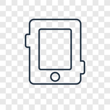 modaya uygun bir tasarım tarzı Smartphone simgesi. saydam arka plan üzerinde izole smartphone simgesi. akıllı telefon vektör simgesi basit ve modern düz simgesi web sitesi, mobil, logo, app, UI. Smartphone simge vektör çizim, Eps10.