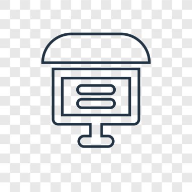 modaya uygun bir tasarım tarzı Paneli simgesi. saydam arka plan üzerinde izole Paneli simgesi. paneli vektör simgesi basit ve modern düz simgesi web sitesi, mobil, logo, app, UI. simge vektör çizim, Eps10 paneli.