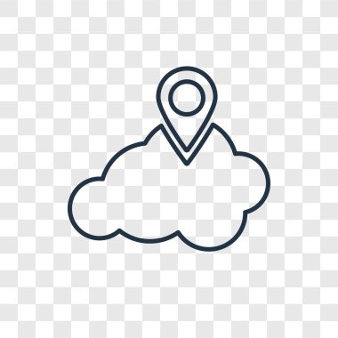 modaya uygun bir tasarım tarzı yer tutucu simgesi. yer tutucu simgesi üzerinde şeffaf arka plan izole. yer tutucu vektör simgesi basit ve modern düz simgesi web sitesi, mobil, logo, app, UI. yer tutucu simge vektör çizim, Eps10.