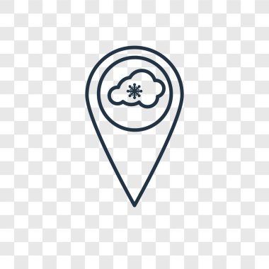 modaya uygun bir tasarım tarzı yer tutucu simgesi. yer tutucu simgesi üzerinde şeffaf arka plan izole. yer tutucu vektör simgesi basit ve modern düz simgesi web sitesi, mobil, logo, app, UI. yer tutucu simge vektör çizim, Eps10.