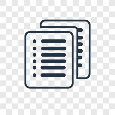 modaya uygun bir tasarım tarzı listesi simgesini. Listesi simgesini şeffaf arka plan üzerinde izole. liste vektör simgesi basit ve modern düz simgesi web sitesi, mobil, logo, app, UI. liste simge vektör çizim, Eps10.