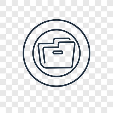 klasör simgesini modaya uygun bir tasarım tarzı. klasör simgesini şeffaf arka plan üzerinde izole. klasör vektör simgesi basit ve modern düz simgesi web sitesi, mobil, logo, app, UI. klasör simge vektör çizim, Eps10.