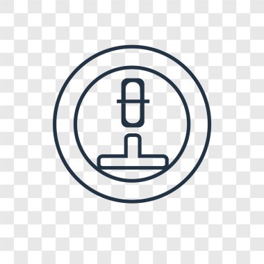 modaya uygun bir tasarım tarzı mikrofon simgesi. saydam arka plan üzerinde izole mikrofon simgesi. mikrofon vektör simgesi basit ve modern düz simgesi web sitesi, mobil, logo, app, UI. mikrofon simge vektör çizim, Eps10.