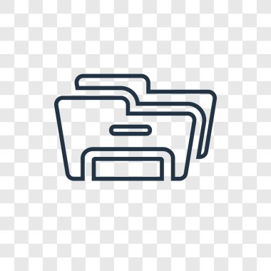 klasör simgesini modaya uygun bir tasarım tarzı. klasör simgesini şeffaf arka plan üzerinde izole. klasör vektör simgesi basit ve modern düz simgesi web sitesi, mobil, logo, app, UI. klasör simge vektör çizim, Eps10.