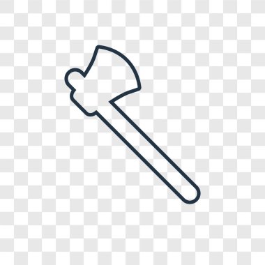 modaya uygun bir tasarım tarzı balta simgesi. saydam arka plan üzerinde izole balta simgesi. AX vektör simgesi basit ve modern düz simgesi web sitesi, mobil, logo, app, UI. AX simge vektör çizim, Eps10.